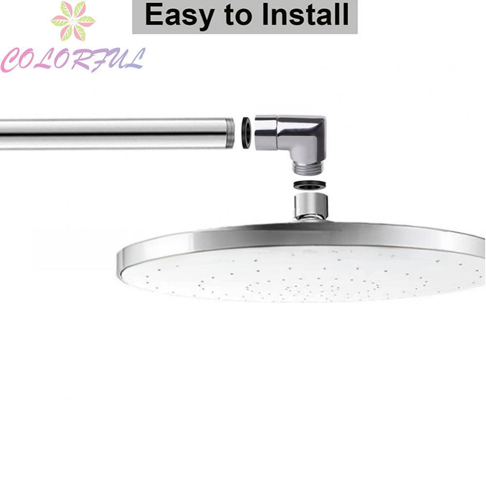 Shower Elbow 90 Degrees Copper Material Easy Installation Rotate To Install