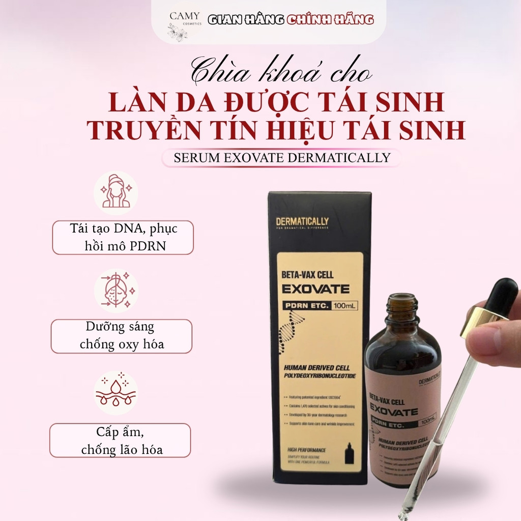 Tinh Chất TẾ BÀO GỐC HUMAN  BETA- VAX CELL EXOVATE DERMATICALLY 100ML