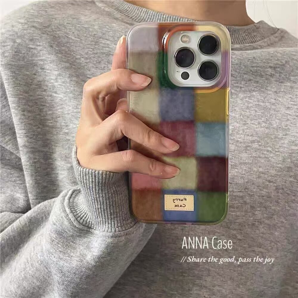 Lưới Màu Retro Thích Hợp Cho Meizu 21note Vỏ Điện Thoại Meizu 20pro Vỏ Bảo Vệ Phong Cách Mới Meizu 1
