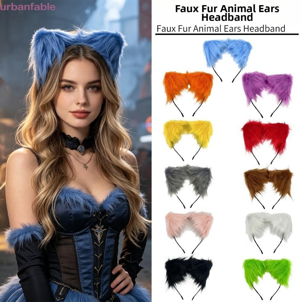 Băng đô tai mèo đô thị, Băng đô Gothic nhân tạo động vật, Cosplay nhân tạo Furry Gothic Gothic lolit