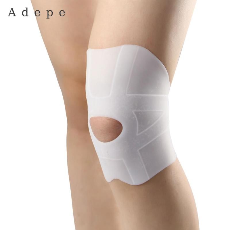 Blesiya Cặp Gel Silicone Kneecap Nẹp Hỗ trợ Quấn Khớp đầu gối
