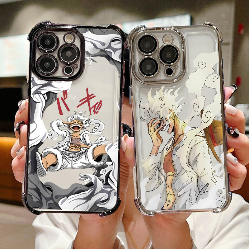 Ốp Lưng Thời Trang Gear 5 Luffy Anime One Piece Cho Xiaomi POCO X7 X6 Pro X5 X3 F5 F3 F4 MI 14T Pro 