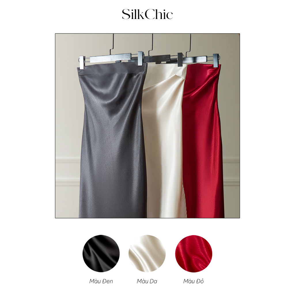 Đầm Lụa Cúp Bo Chun Form Dài Xẻ Tà Đầm Lụa Cúp Bo Chun Form Dài Xẻ Tà Dự Tiệc NV758 Váy Lụa Sang Chảnh Tôn Dáng Gợi Cảm, | BigBuy360 - bigbuy360.vn