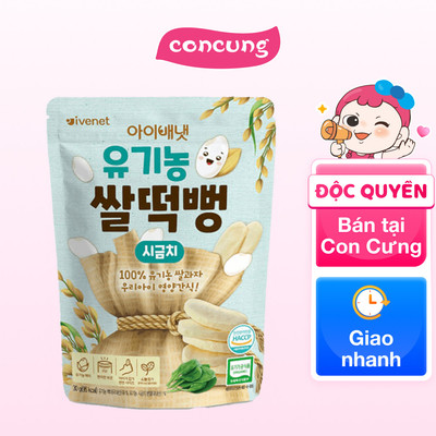 Bánh gạo hữu cơ Ivenet vị Rau Bina