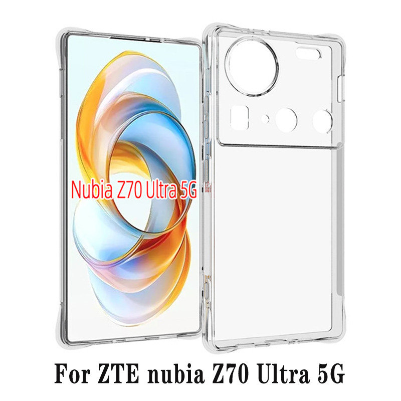 ZTE Nubia Z70 Ultra NX733J NX736J Ốp Lưng Đệm Khí Chống Sốc Túi Khí Silicon Trong Suốt TPU Ốp lưng C