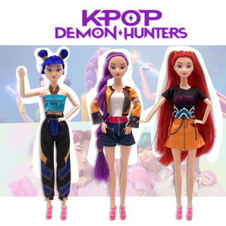  KPop Demon Hunters BJD Doll 11 Di Động Khớp Công Chúa Đầm Phụ Kiện Zoey Rumi Mira Đồ Chơi DIY Búp Bê Và Quần Áo 