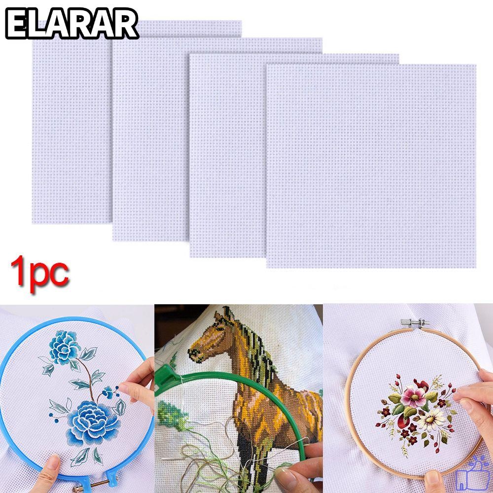 ELARA‌R Aida Handmade Vải Cotton Needlework Cross