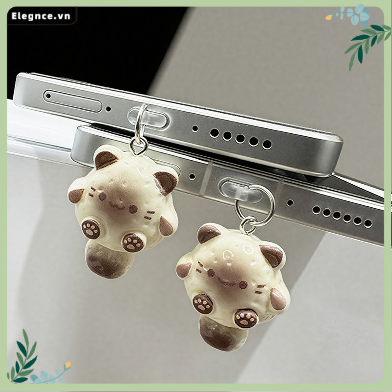 【Elevn】Phích cắm chống bụi điện thoại hình mèo hoạt hình sáng tạo cho cặp đôi | BigBuy360 - bigbuy360.vn