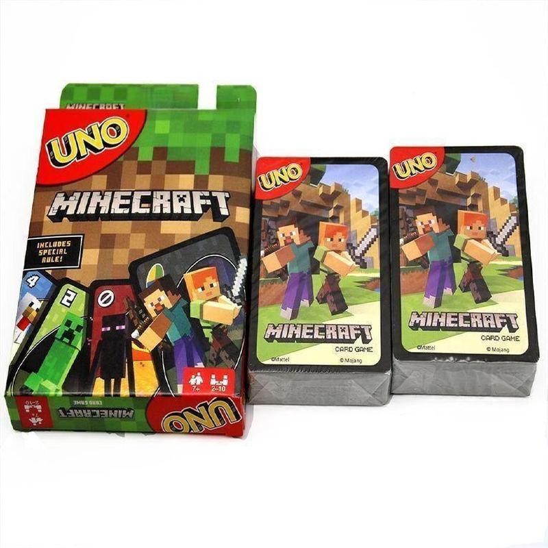 Minecraft Minecraft Minecraft Solitaire Cube Creeper Magic Card Game Matching Board Game Đồ chơi