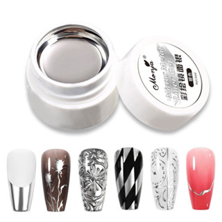 Monja 5ml Gel Liner Nghệ Thuật Móng Tay Kim Loại Phản Quang Dụng Cụ Làm Móng DIY Ngâm Tẩy UV LED.