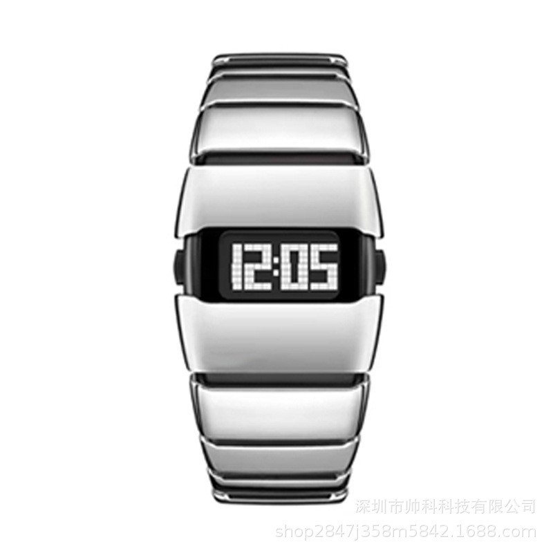 Millennium Alien Shape Thiết kế nguyên bản thời trung cổ Nam Nữ Xu hướng phát sáng Đồng hồ thạch anh Niche