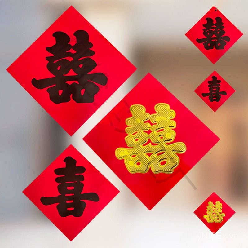 Press Well Happy Character Red Wedding Happy Character Sticker Nam Cover Black Wedding Happy Charact