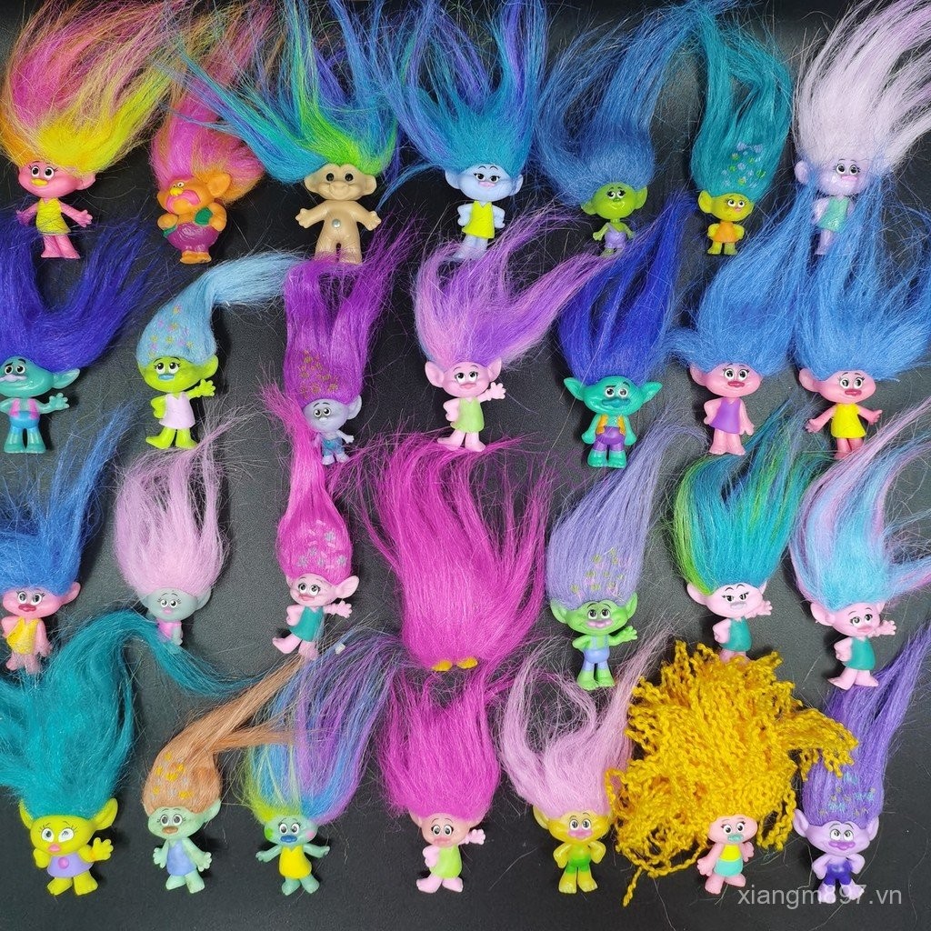Troll Búp Bê Xấu Xí Troll Troll Troll Troll Mini Bobby DIY Ốp Điện Thoại Phụ Kiện Nhà Chơi Đồ Chơi