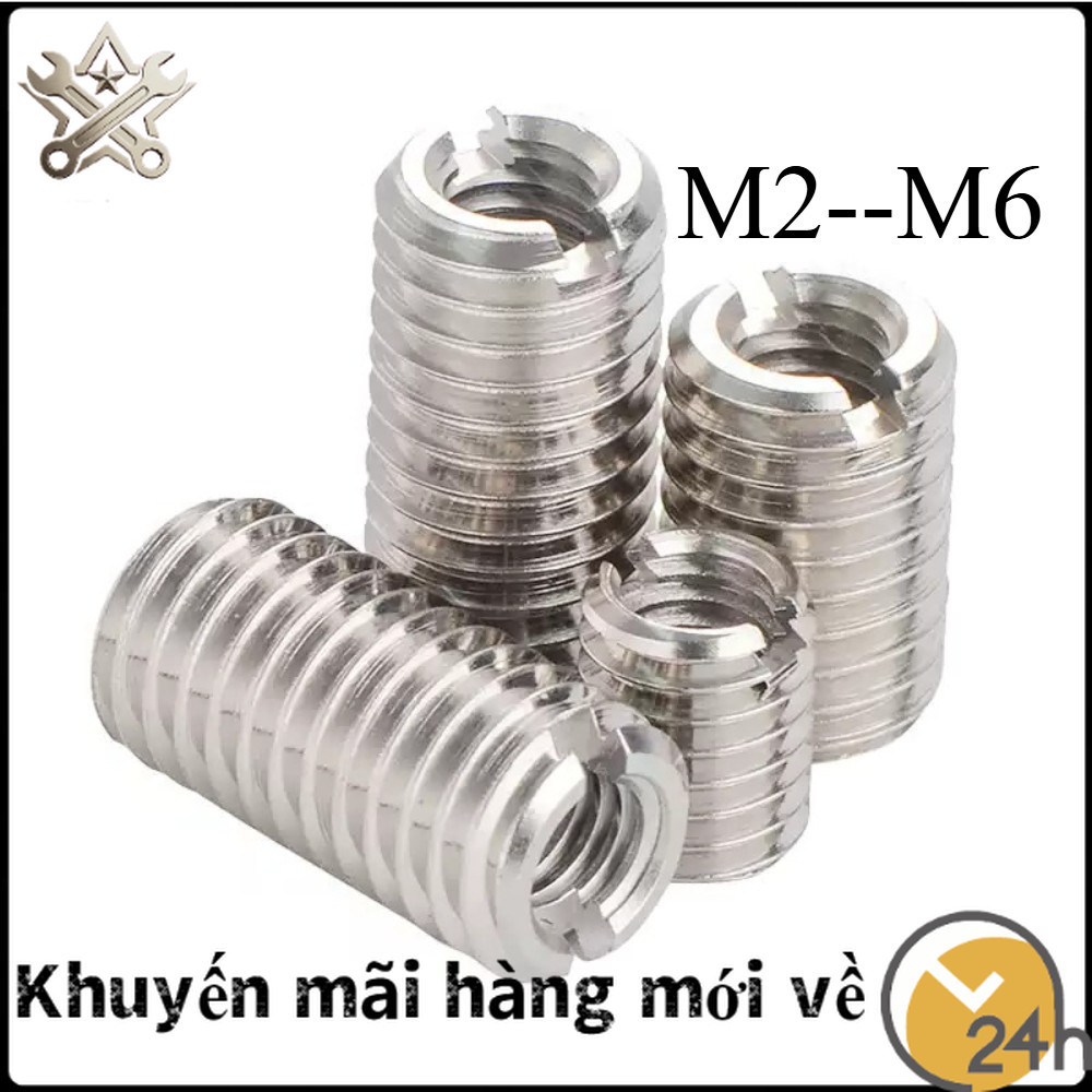 Ren cấy Inox 304 M8/M10/M12/sơmi sắt cấy ren đủ【XIN-VN01】