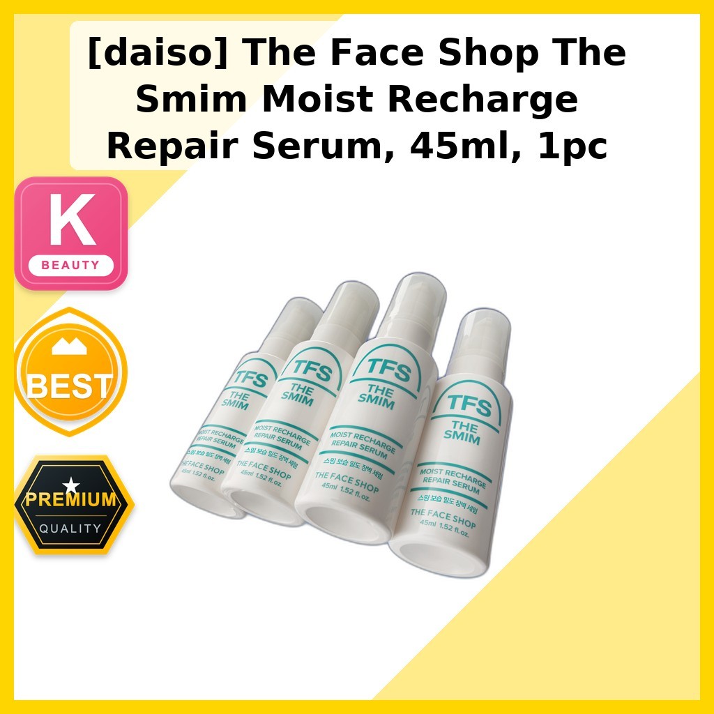[daiso] The Face Shop The Smim Moist Recharge Repair Serum, 45ml, 1pc / Serum Hàn Quốc / Recharge Mo