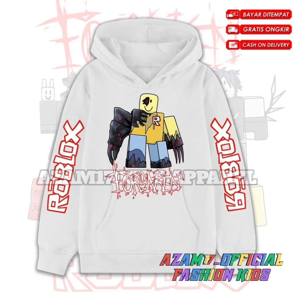 ROBLOX FORSAKEN TRÒ CHƠI TRẺ EM HOODIE JACKET JOHN DOE ĐẶC ĐIỀU KHIỂN TRẺ EM JOHN DOE CHARACTER
