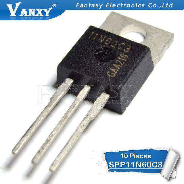 10 chiếc SPP11N60C3 TO-220 11N60C3 TO220 600V 11A mới nguyên bản
