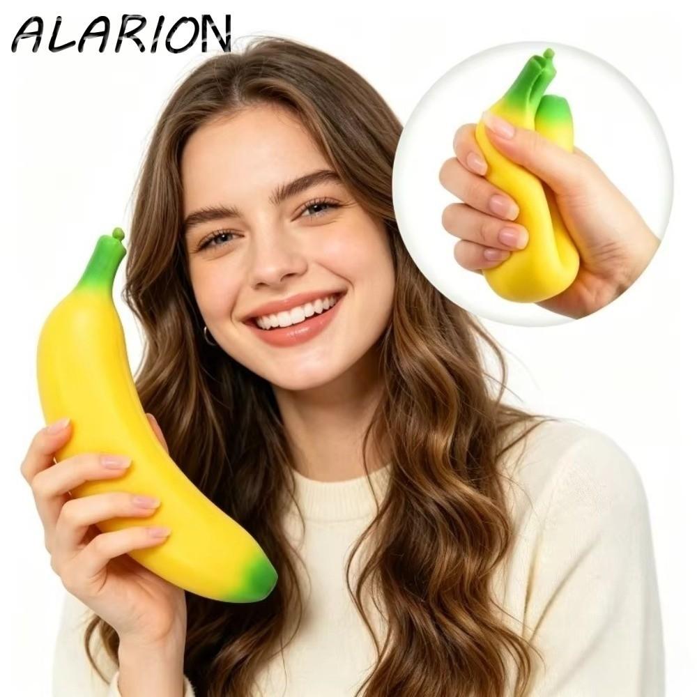 ALARION Đồ chơi chuối phục hồi chậm, Mô phỏng Chuối mềm tăng chậm, Máy ép chuối mềm hình quả chuối d