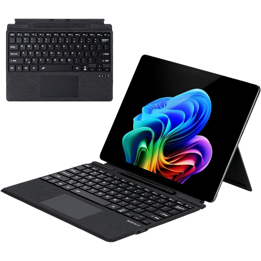 Bàn phím Surface kết nối Bluetooth Có đèn nền cho Surface Pro 3/4/5/6/7, Pro8/9/ X/ 10/11 GO/GO2/GO3