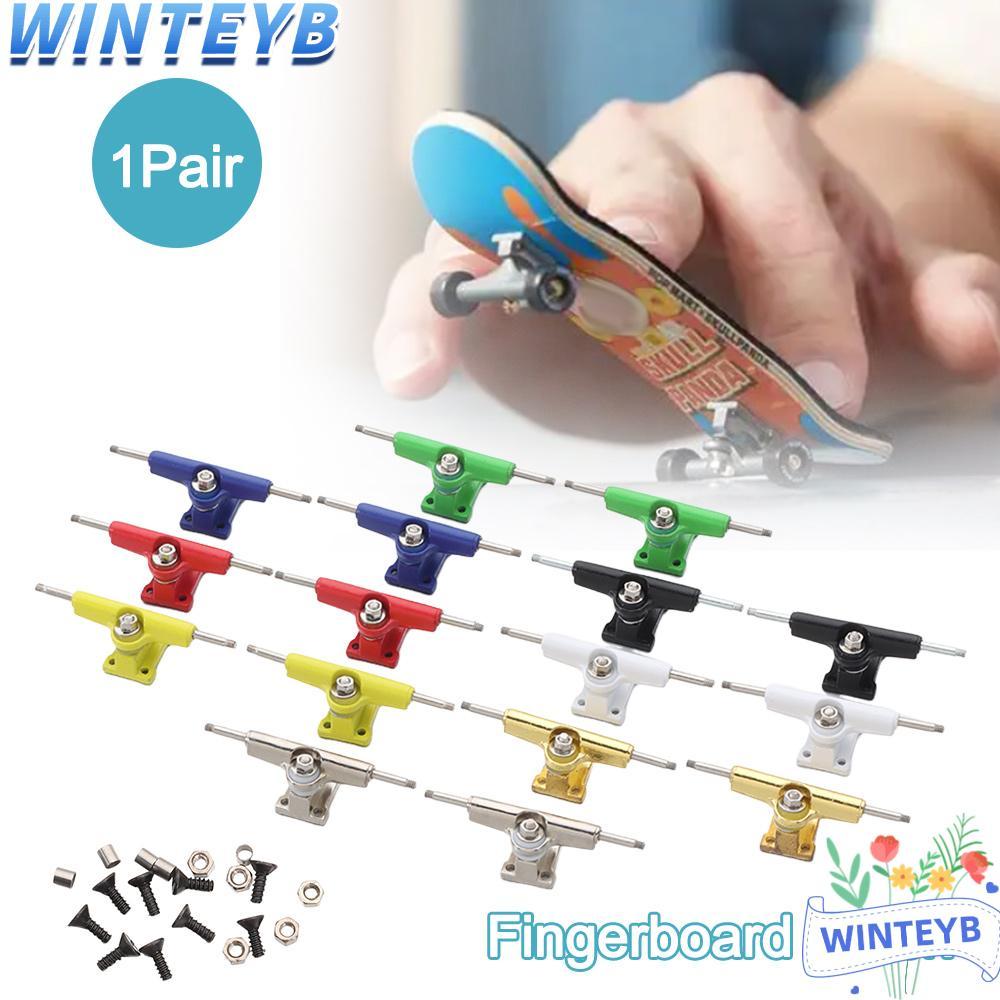 WINTEYB 1 Cặp Giá đỡ sàn chịu lực, với đai ốc Bu lông xe tải Fingerboard Truck, Model 32mm Mini Fing