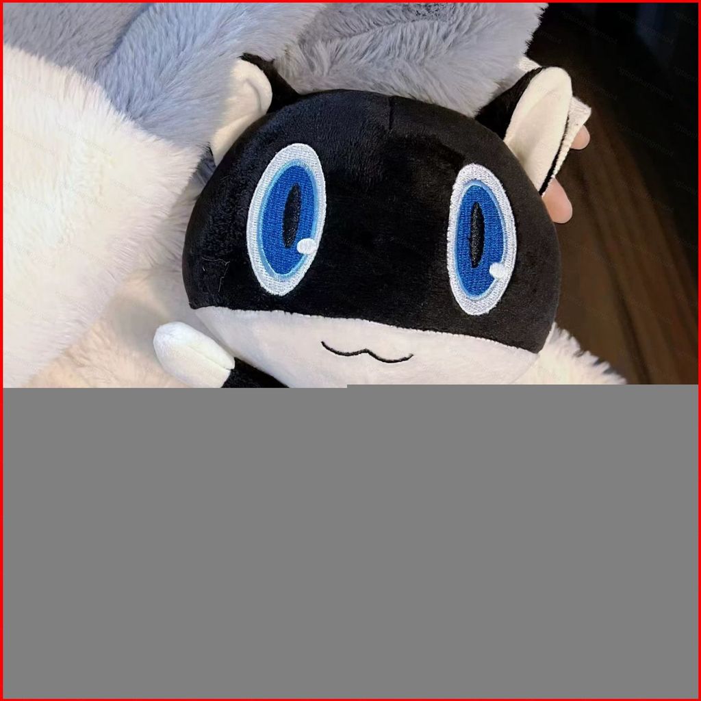 YT4 Persona 5 Morgana Mèo Đen Plushie Búp Bê Sang Trọng Dễ Thương Anime Trò Chơi Đồ Chơi Nhồi Bông