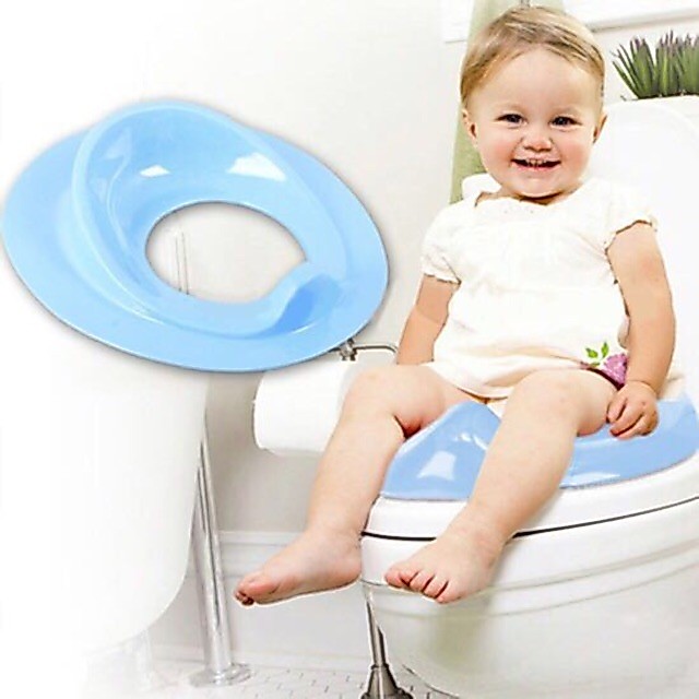 Kệ ngồi toilet cho bé bệ thu nhỏ toilet cho bé tặng móc treo kệ.