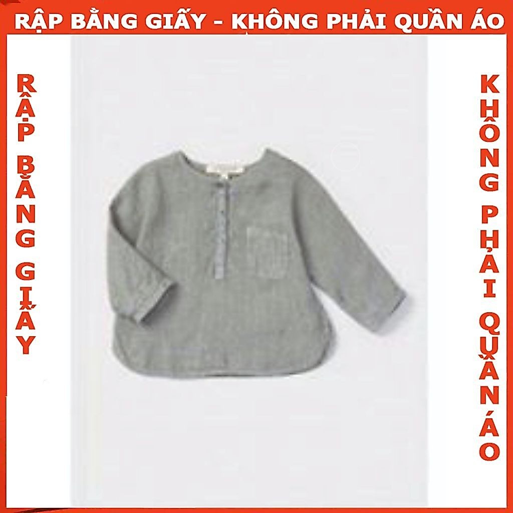 Rập giấy A0 áo bé trai mã B33