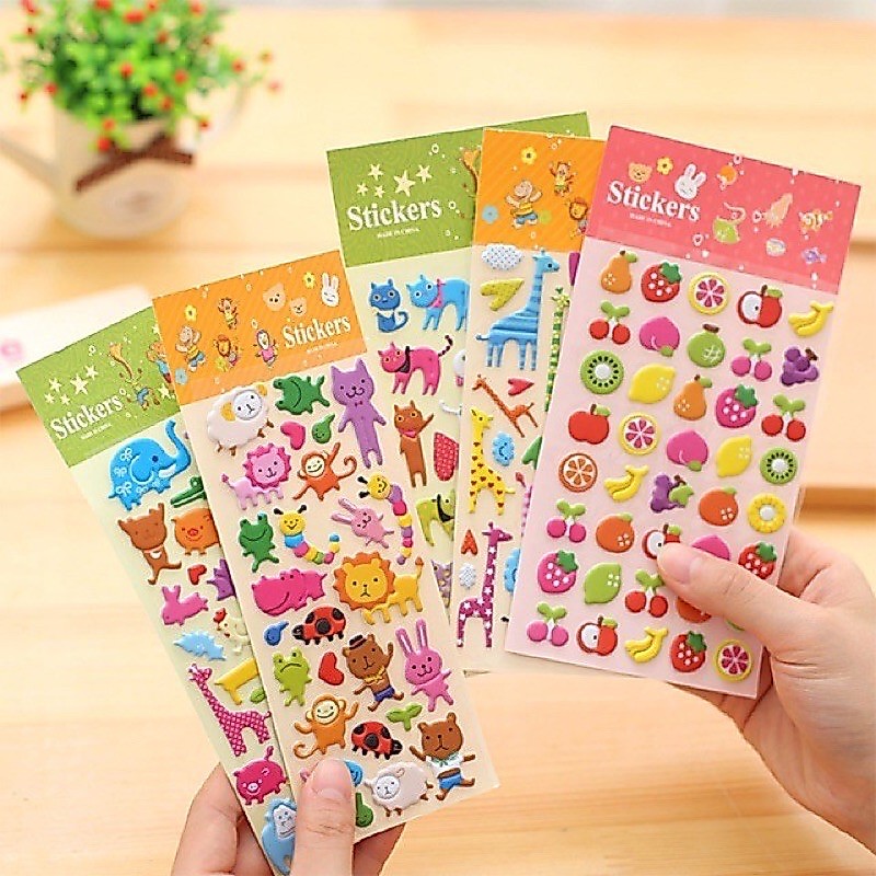 tấm dán sticker cho bé
