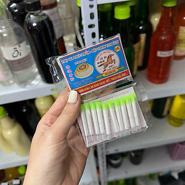10 ống vani thơm hiệu con ngựa