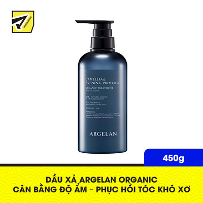 Dầu Xả Mk Argelan Organic Hỗ Trợ Cân Bằng Độ Ẩm & Chăm Sóc Da Đầu Chai 450g