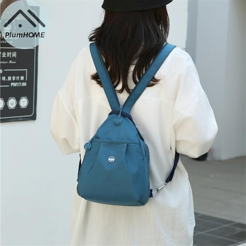PlumHOME Ba lô nhỏ thông thường có nhiều ngăn Túi đeo ngực Túi đeo chéo dung tích lớn Túi lưu trữ di động Túi đi lại Quà tặng VN