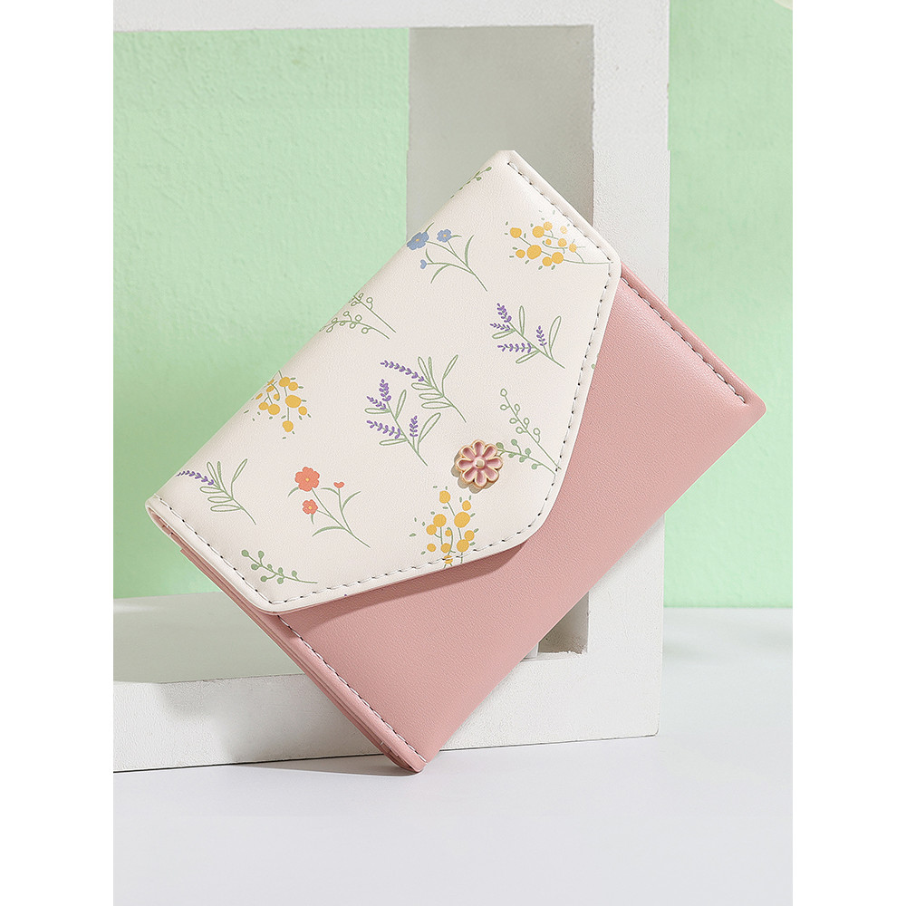 mini hand -held female wallet short female wallet multi -compartment women's wallet 2025 Ví Phong Cá