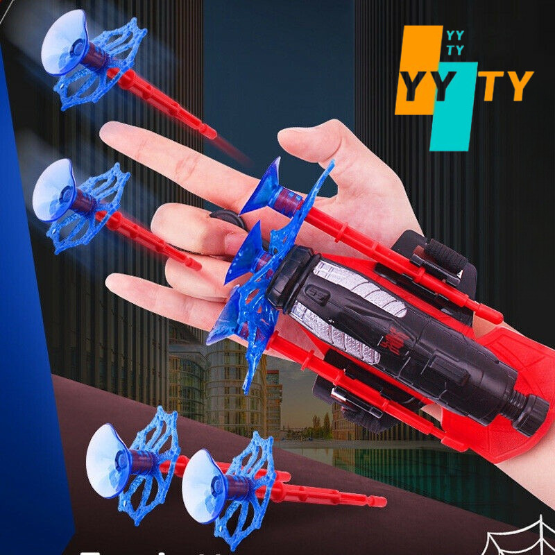 YYTY Đồ Chơi Bắn Tơ Người Nhện,Bộ đồ chơi Spider-Man cho trẻ em,Cự Ly 5M,Đồ chơi trẻ em thú vị