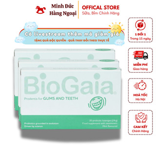   Hoả Tốc HN  Viên ngậm men vi sinh nha khoa BioGaia ProDentis giúp cải thiện hệ tiêu hóa cân bằng khoang miệng 