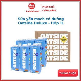 Thùng 6 Hộp Sữa yến mạch OATSIDE Deluxe vị đậm đà không lactose 1L 