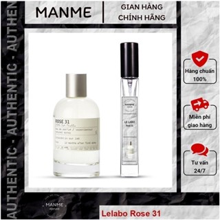 (Auth-10ml)  Nước Hoa Unisex Labo Rose 31 chính hãng chai chiết 10ml, 20ml Auth