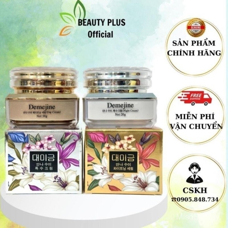 Kem Face DEMEJINE HÀN QUỐC 20G (chính hãng)-kem dưỡng da mặt ban ngày-kem dưỡng da mặt ban đêm