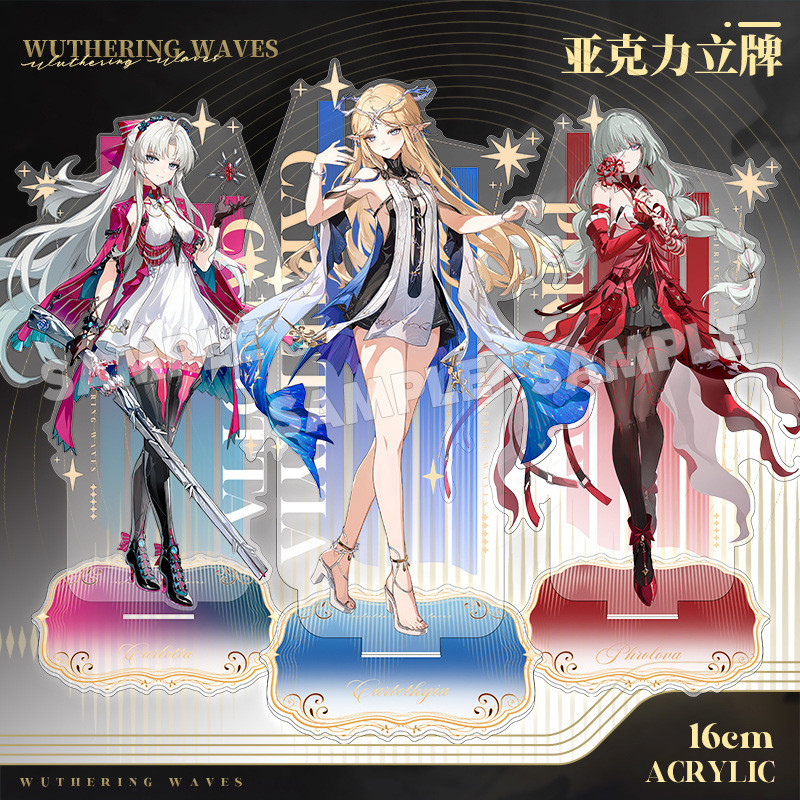 Wuthering Waves Game Ngoại Vi AUGUSTA IUNO Dòng Chân Dung Ngoại Vi Acrylic Mảng Đồ Trang Trí