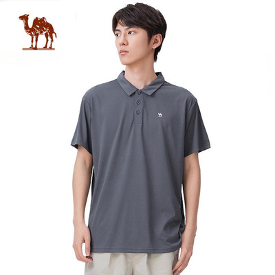 CAMEL CROWN Áo Sơ Mi Polo Nam Tay Ngắn Thể Thao Mùa Hè Nhanh Khô Ve Áo Áo Thun Thường Ngày