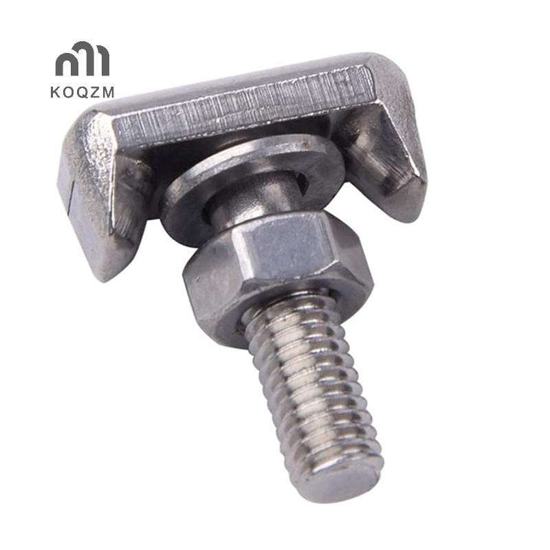[KOQZM] Đầu nối đầu cuối pin M6 bằng thép không gỉ T-Bolts Đầu nối pin [mới]