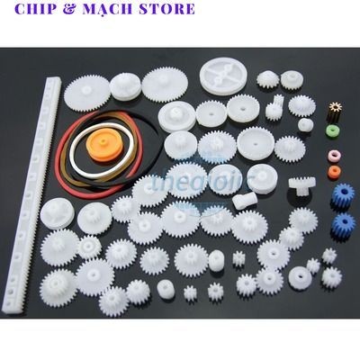 Bánh Răng Nhựa Bộ 60 MónChip & Mạch Store