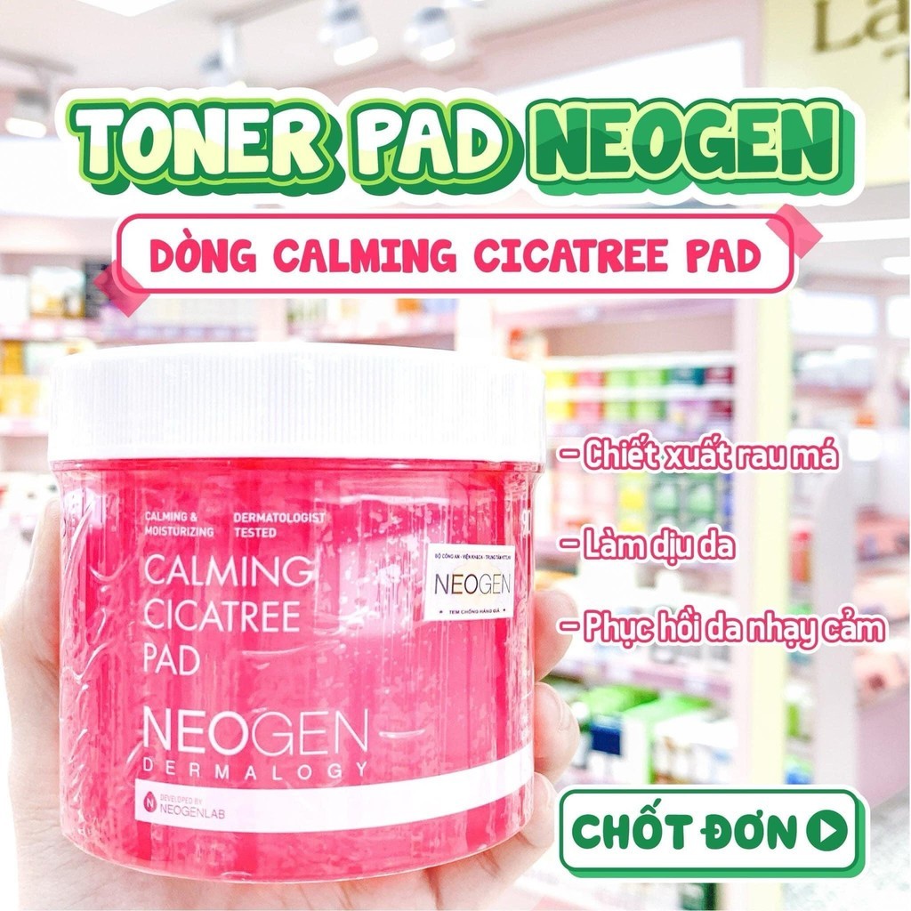 Ảnh 3 của Toner Pad Neogen Dermalogy Tẩy da chết, dưỡng ẩm, phục hồi, thu nhỏ lỗ chân lông