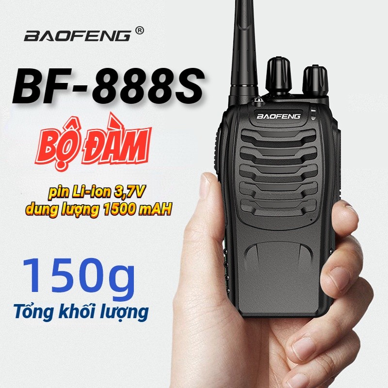 ✔Bộ 2 Bộ đàm baofeng BF-888S, Máy bộ đàm Motorola, bộ đàm cao cấp, bộ đàm chuyên nghiệp, bộ đàm cầm 