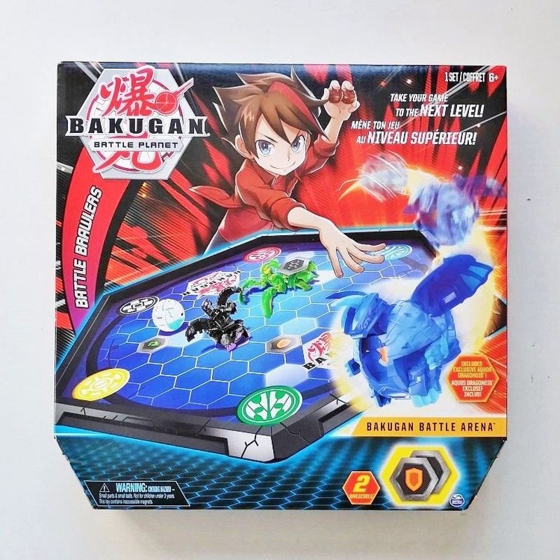 【Sản Phẩm Còn Hàng】Bakugan Boy Trọn Bộ Đồ Chơi Bakugan Đĩa Chiến Đấu Bakugan Trong Suốt Lửa Kỳ Lân H