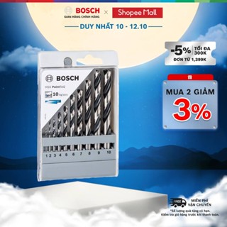 Bộ mũi khoan Bosch HSS PointTeQ chống ăn mòn