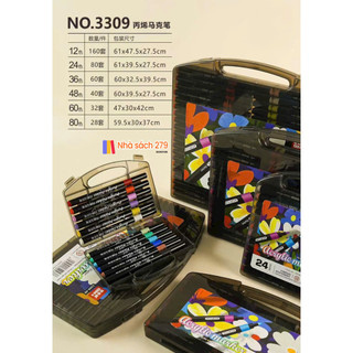Bút Màu/ Dạ màu Acrylic Marker 3309 loại 12/24/36/48/60/80 màu