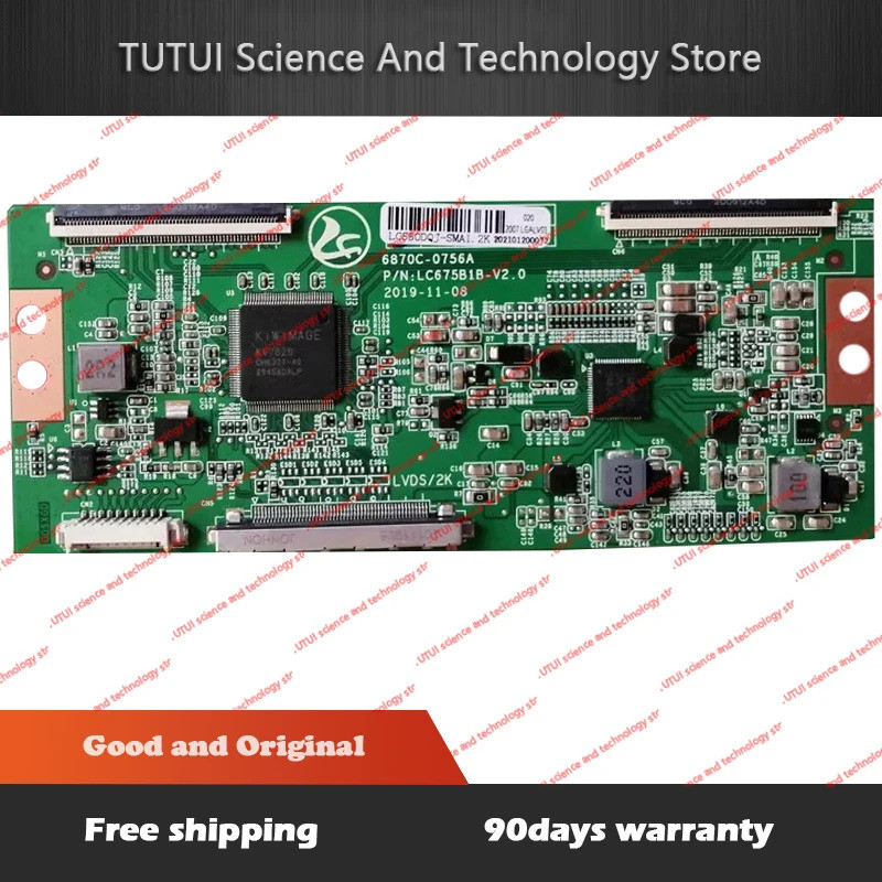 Bảng logic cho Muslimate LC6752B-V2.0 4K sang Muslimate TV Hiển thị bảng logic TEST OK