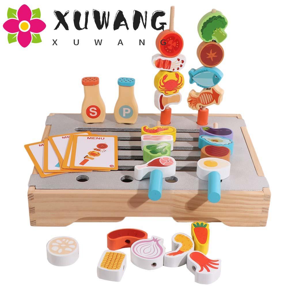 XUWANG Giả Vờ Chơi Đồ Chơi Nhà Bếp Thu Nhỏ BBQ Đồ Chơi Giáo Dục Trẻ Em Trẻ Em Trẻ Em