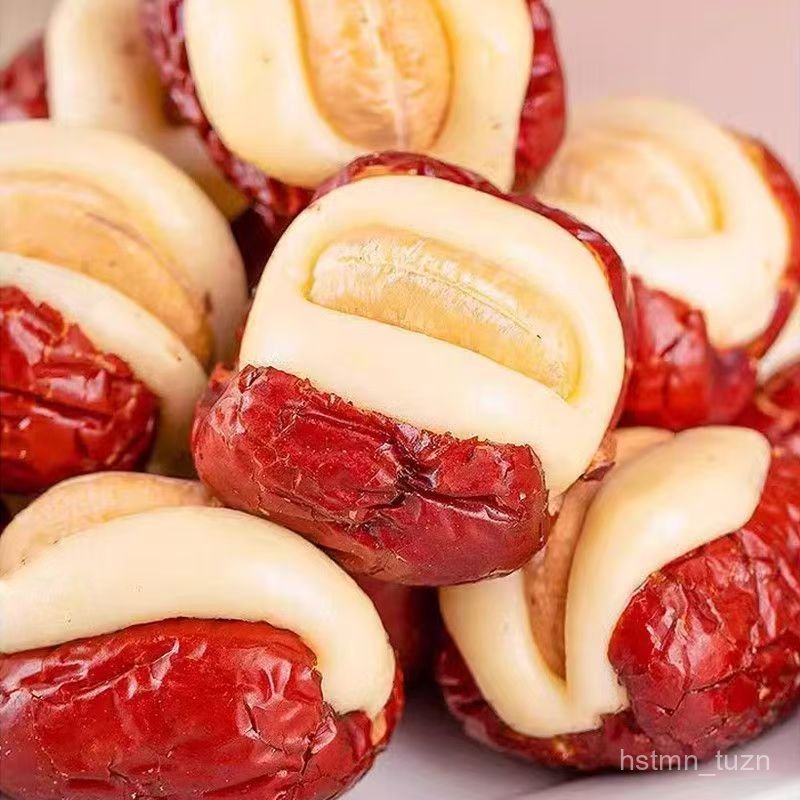 Tianchun Cashew Nuts, Milk Dates, Nut and Red Date Snacks, Individually Packaged, Portable