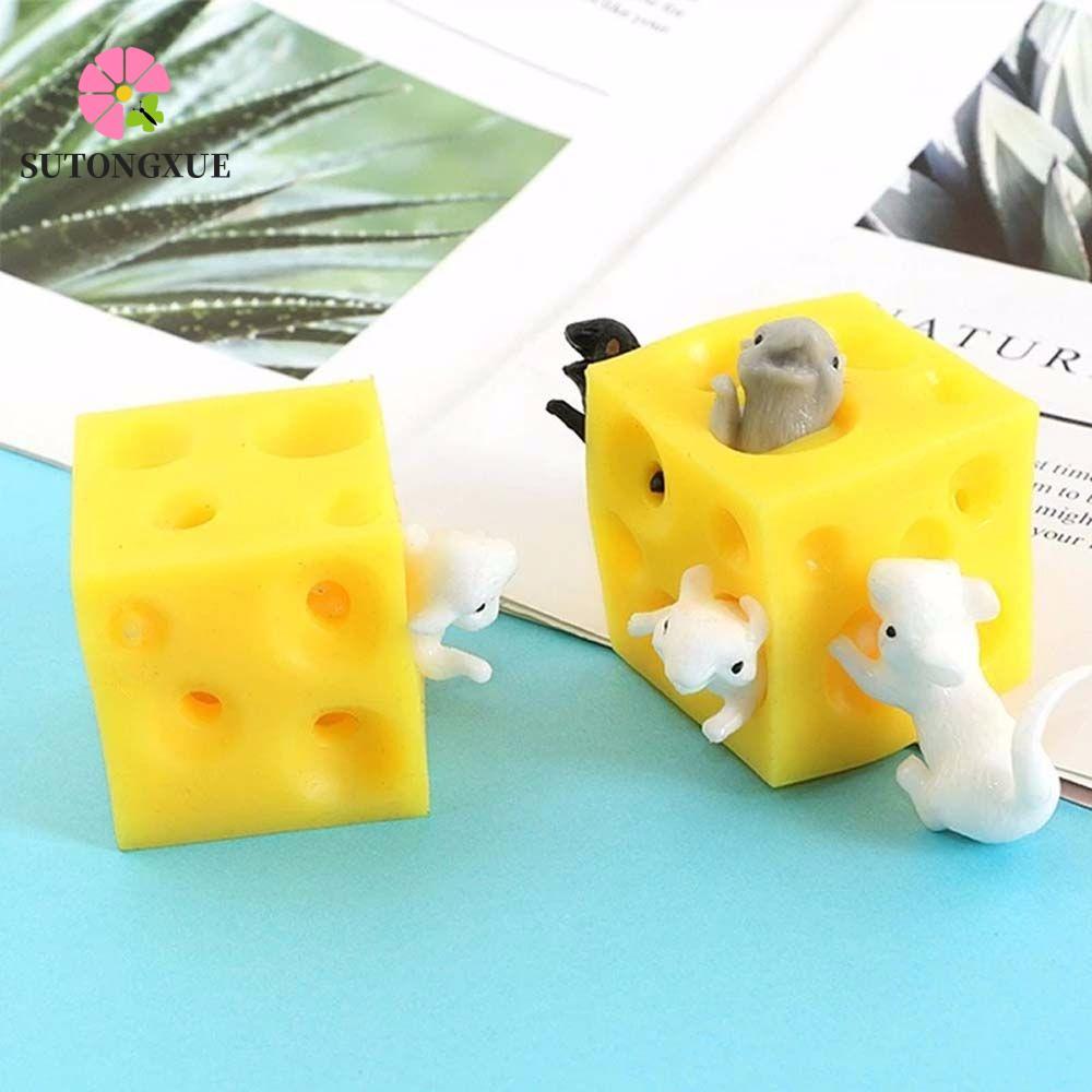 SUTONGXUE Chuột Và Phô Mai Đồ Chơi Sloth Ẩn Và Tìm Trẻ Em Đồ Chơi Squishable Bóp Búp Bê Đồ Giải Nén 